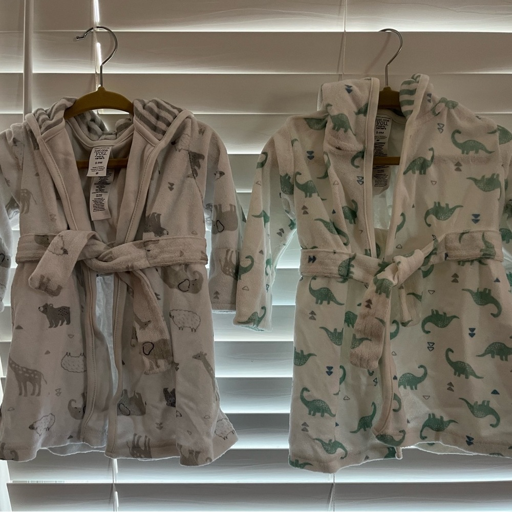 2 Carter’s 0-9 months Robes Bundle Deal